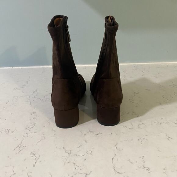 REACTION Kenneth Cole Road Stretch Womens 8.5M Chocolate Boots Booties - Picture 4 of 9